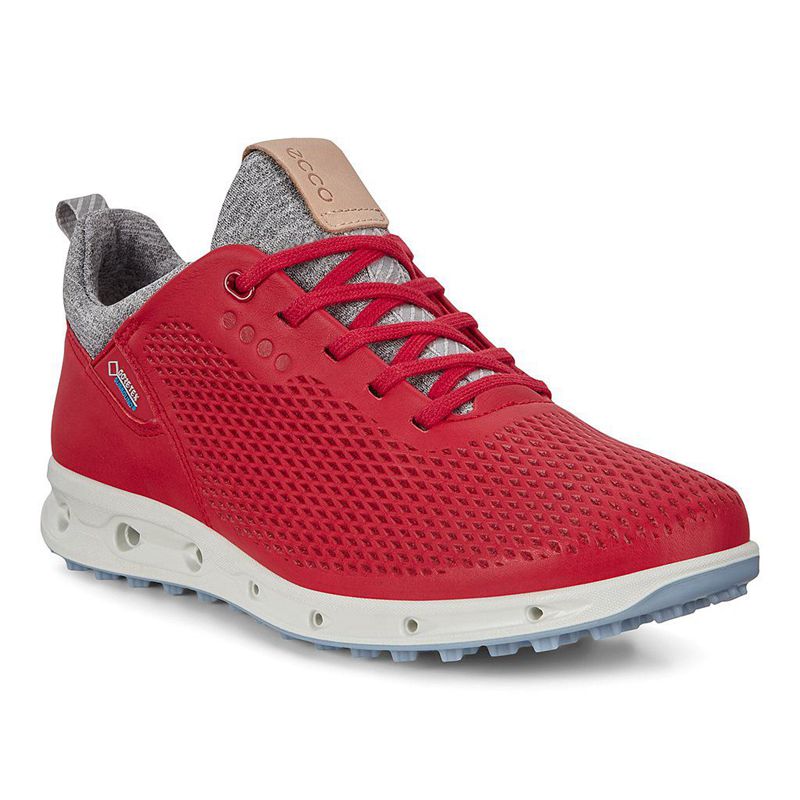 Zapatillas Gore Tex Ecco W Golf Cool Pro Para Mujer,Rojas,216083-VUN